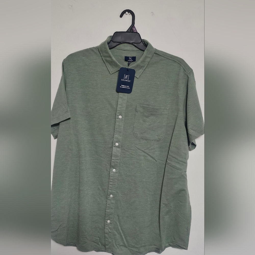 George Men's Green Shirt